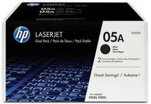 HP 05A Black (Fekete) nagykapacitású - duopack toner (CE505D)