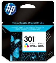 HP 301 Háromszínű tintapatron csomag (CH562EE)