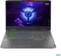 Lenovo LOQ 15IRH8 Gamer Notebook (82XV00GTHV) - 15.6" FullHD, Intel Core i5-12450H, 16GB RAM, 512GB SSD, nVidia GeForce RTX 4050 6GB, Magyar billentyűzet, Operációs rendszer nélkül, 3 év garancia, Szürke színben