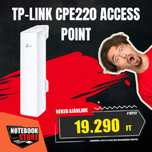TP-LINK Wireless Access Point N-es 300Mbps Kültéri (CPE220)