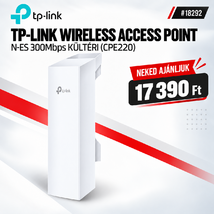 TP-LINK Wireless Access Point N-es 300Mbps Kültéri (CPE220)