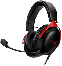 HP HyperX Cloud III vezetékes fejhallgató mikrofonnal (727A9AA) - Fekete/piros színben