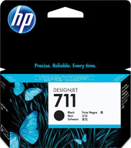 HP 711 Black (Fekete) eredeti DesignJet toner (CZ129A) - 38 ml
