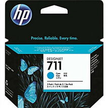 HP 711 Cyan (Ciánkék) eredeti DesignJet toner (CZ130A) - 29 ml