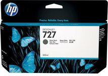 HP 727 Matte Black (Mattfekete) eredeti DesignJet tintapatron (C1Q12A) - 300 ml