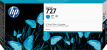 HP 727 Cyan (Ciánkék) eredeti DesignJet tintapatron (F9J76A) - 300 ml