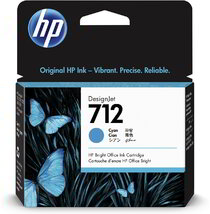 HP 712 Cyan (Ciánkék) eredeti DesignJet tintapatron (3ED67A) - 29 ml
