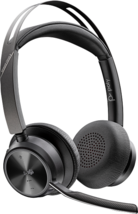 HP Poly Voyager Focus 2-M USB-C headset + USB-C-A Adapter Charging Stand (A4HT2AA)