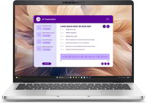 Dell Pro 14 Plus Notebook (PB14250_384224) - 14.0" WUXGA, Intel Core Ultra 7-265U, 16GB RAM, 512GB, Magyar billentyűzet, Windows 11 Professional, 3 év garancia, Alumínium színben