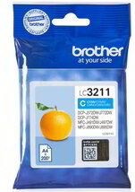 Brother LC-3211C Cyan (Ciánkék) eredeti tintapatron (LC3211C)