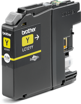 Brother LC-121Y Yellow (Sárga) eredeti tintapatron (LC121Y)