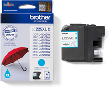 Brother LC-225XLC Cyan (Ciánkék) eredeti nagy kapacitású tintapatron (LC225XLC)