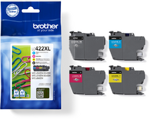 Brother LC-422XLVAL Multipack (Ciánkék/Magenta/Sárga/Fekete) eredeti nagy töltetű tintapatron csomag (LC422XLVAL)