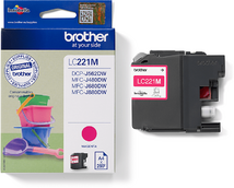 Brother LC-221M Magenta (Bíbor) eredeti tintapatron (LC221M)