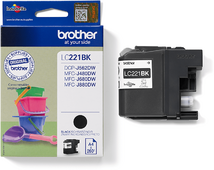 Brother LC-221BK Black (Fekete) eredeti tintapatron (LC221BK)