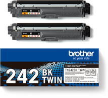 Brother TN-242BKTWIN Black (Fekete) Twin Pack - két nagytöltetű toner egy csomagban (TN242BKTWIN)