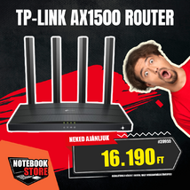 TP-LINK Wireless Router Dual Band AX1500 1xWAN(1000Mbps) + 3xLAN(1000Mbps), Archer AX12
