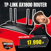 TP-LINK Wireless Router Dual Band AX1800 1xWAN(1000Mbps) + 4xLAN(1000Mbps), ARCHER AX23