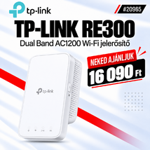 TP-LINK Wireless Range Extender Dual Band AC1200, RE300