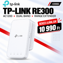 TP-LINK Wireless Range Extender Dual Band AC1200, RE300