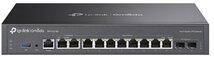 TP-LINK Vezetékes VPN Router 2xWAN/LAN(2500Mbps)+ 8xWAN/LAN(1000Mbps) + 2xSFP + 1xUSB + 1xkonzol port, ER7412-M2