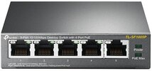 TP-LINK Switch 5x100Mbps (4xPOE) (TL-SF1005P)