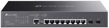 TP-LINK Switch 8x1000Mbps + 2xGigabit SFP + 1xkonzol port, menedzselhető (SG3210)