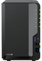 Synology DiskStation DS225+ NAS hálózati adattároló (DS225+6GB) - Intel Celeron J4125, 6GB RAM, Háttértár nélkül (Max 2x)