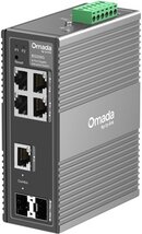 TP-LINK Switch Ipari 4x1000Mbps + 1xGigabit SFP + 1xGigabit kombó SFP Fémházas (IES206G)