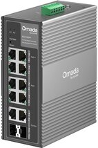 TP-LINK Switch Ipari 6x1000Mbps(POE+) + 2x1000Mbps(POE++) + 2xGigabit kombó SFP fémházas (IES210GPP)