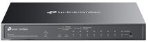 TP-LINK Switch 9x1000Mbps (8xPOE+) +1xGigabit SFP kombó fémházas Easy Smart (ES210GMP)