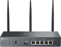 TP-LINK Vezetékes AX3000 VPN Router 1xWAN(1000Mbps) + 4xLAN(1000Mbps) + 1xSFP + 1xUSB3.0, ER706W