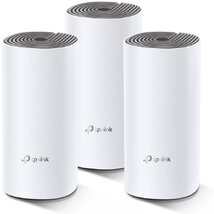 TP-LINK Wireless Mesh Networking system AC1200 kétsávos otthoni mesh Wi-Fi 5 Router DECO E4 (3-PACK)