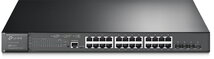 TP-LINK Switch 24x1000Mbps (24xPOE+) +4x10G SFP+ +2xkonzol port, menedzselhető (SG3428XMP)