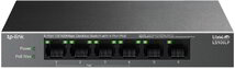 TP-LINK Switch 6x100Mbps (4xPoE) fémházas asztali (LS106LP)