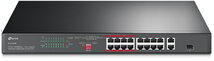 TP-LINK Switch 16x100Mbps (16xPOE+) +2x1000Mbps +1xGigabit kombó SFP (TL-SL1218P)