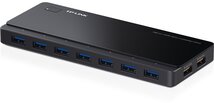 TP-LINK USB 3.0 HUB 7 Portos + 2xtöltési csatlakozás (UH720)