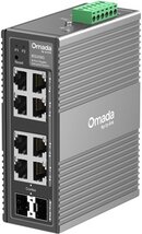 TP-LINK Switch Ipari 6x1000Mbps + 2xGigabit kombó SFP Fémházas (IES208G)