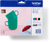 Brother LC-227XLVALBP Multipack (Fekete/Ciánkék/Magenta/Sárga) eredeti nagytöltetű tintapatron csomag (LC227XLVALBP)