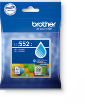 Brother LC552C Cyan (Ciánkék) eredeti tintapatron (LC552C)