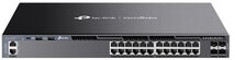 TP-LINK Switch 24x1000Mbps + 4x10Gbps SFP+ +2xUSB + 1xkonzol port + 1xUSB-C Layer3 Menedzselhető Rackes (SG6428X)
