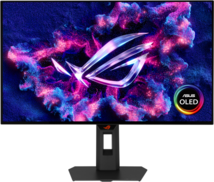 Asus ROG Strix Gamer Monitor (XG27AQWMG) - 26.5" 4K WQHD (2560x1440) OLED, 16:9, 280Hz, 1500000:1, 1300cd, 0.03ms, VESA, HDMI, DisplayPort, USB, 3 év garancia, Fekete színben