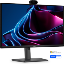Dell Pro P 24 P2426HEV Monitor (210-BVHW) - 23.8" FullHD (1920x1080), IPS, 120Hz, 16:9, 1500:1, 300cd, 5ms, HDMI, DisplayPort, USB-C Hub Webcam, RJ45, 3 év garancia, Fekete színben