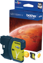 Brother Tintapatron LC1100HY-Y Yellow (Sárga) eredeti nagytöltetű tintapatron (LC1100HYY)