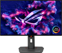 Asus ROG Strix XG27AQDPG Gamer Monitor (XG27AQDPG) - 27" QHD (2560x1440) OLED, 16:9, 500Hz, 1500000:1, 300cd, 0.03ms, VESA, HDMI, DisplayPort, USB, 3 év garancia, Fekete színben