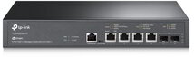 TP-LINK Switch 4x10Gbps(POE++) + 2x10Gbps SFP+ 1xkonzol port, Menedzselhető Rackes (TL-SX3206HPP)
