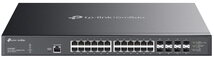 TP-LINK Switch 24x10Gbps(24x10G POE++) + 8x10G SFP+, Menedzselhető Rackes (SX3832MPP)