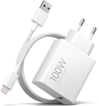 Xiaomi Charging Combo 100W Hálózati töltő (BHR095VEU) - 100 Watt, USB Type-A aljzat, USB Type-C kábel, Fehér szín