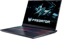 Acer Predator Helios Neo 18 Gamer Notebook (NH.U61EU.003) - 18.0" WQXGA (2560x1600) IPS, Intel Core Ultra 7-270HX, 16GB RAM, 1TB SSD, nVidia GeForce RTX 5070 8GB, Magyar billentyűzet, Operációs rendszer nélkül, 3 év garancia, Fekete