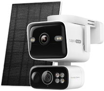 TP-LINK Wireless Kamera Cloud kültéri Dual + Okos Solar Panel IP65 (TAPO C675D KIT)